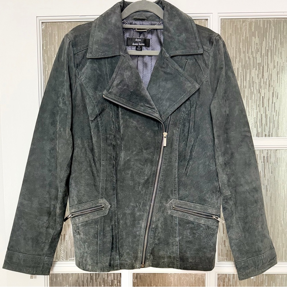 Vintage Dennis Basso Suede Leather Jacket – Women’s XS oversized - Picture 3 of 15